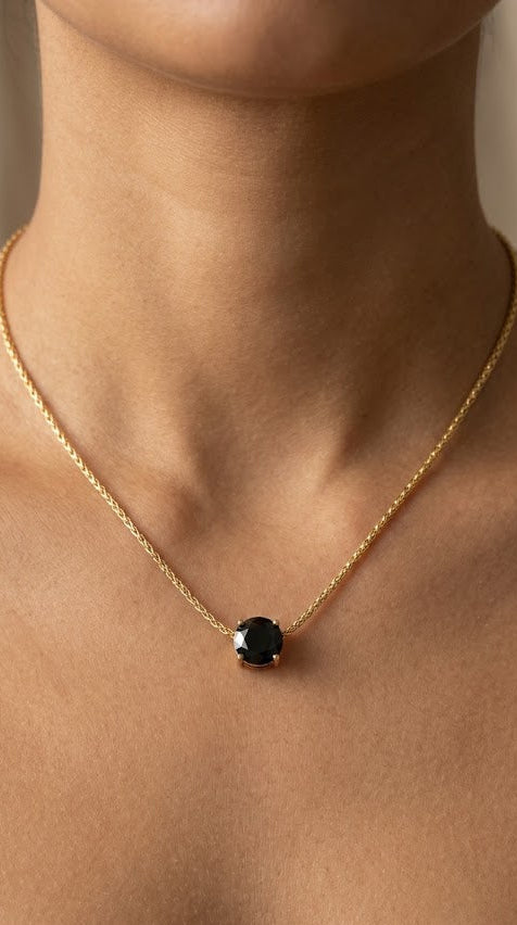 Snazzy Midnight Milestone Necklace N8