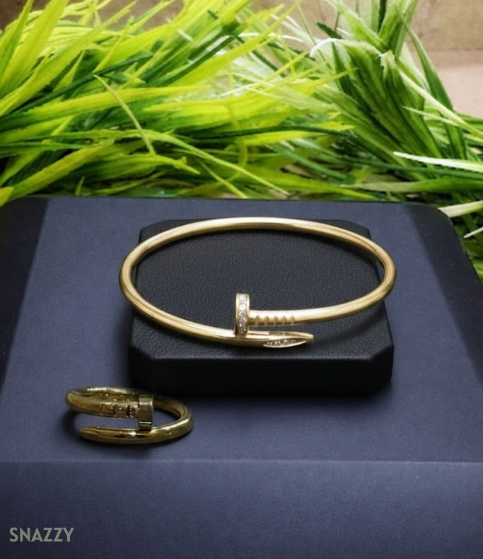 Snazzy Signature Nail Duo Ring+Bangle S5