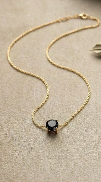 Snazzy Midnight Milestone Necklace N8