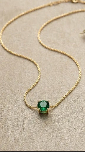 Snazzy Lush Green Luxe Necklace N7