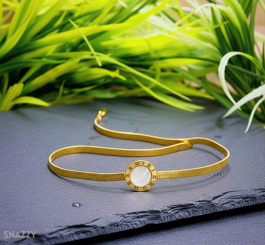 Snazzy White Roman Radiance Bracelet BL5