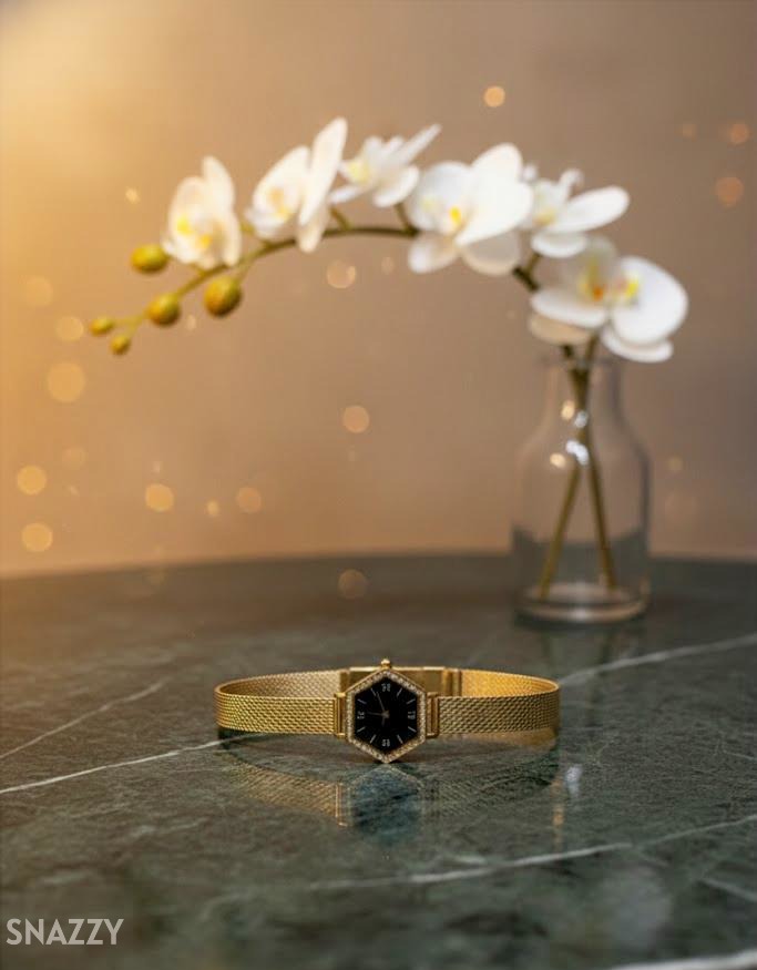 Snazzy Watch-Style Cuff Bracelet  BL6