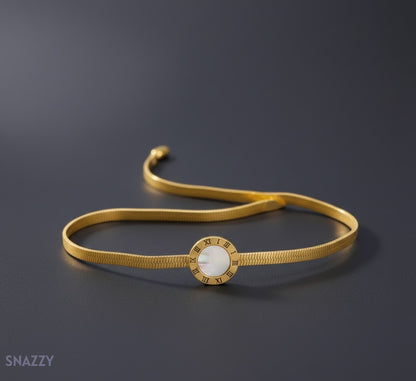 Snazzy White Roman Radiance Bracelet BL5