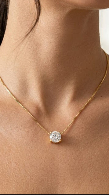 Snazzy Crystal Core Necklace N6