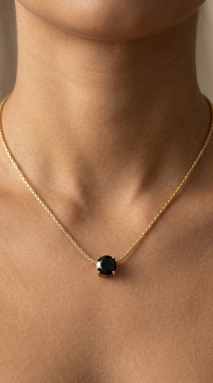 Snazzy Midnight Milestone Necklace N8