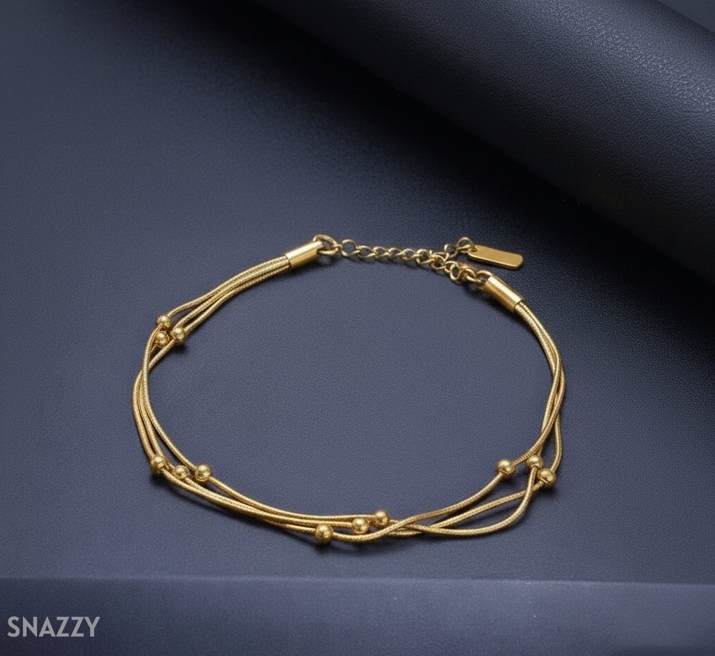 Snazzy Golden Whisper Bracelet BL1