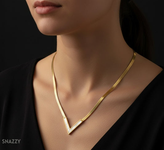 Snazzy Zenith V-Necklace/Chain N3
